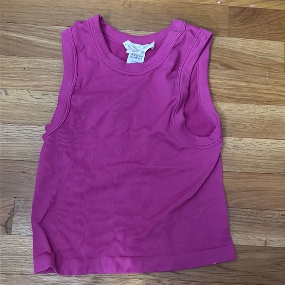 Happily Grey Tops - Vibrant Pink Tank Top by Happy Oak